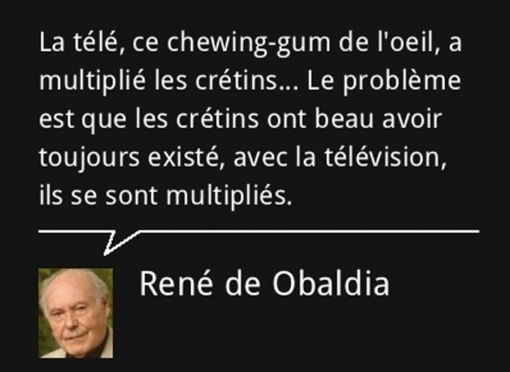 René de Obaldia - TV