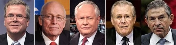 Dick Cheney, Donald Rumsfeld, Paul Wolfowitz
