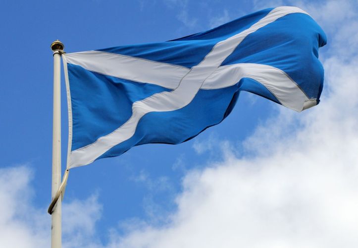 Flag of Scotland - Drapeau Ecosse
