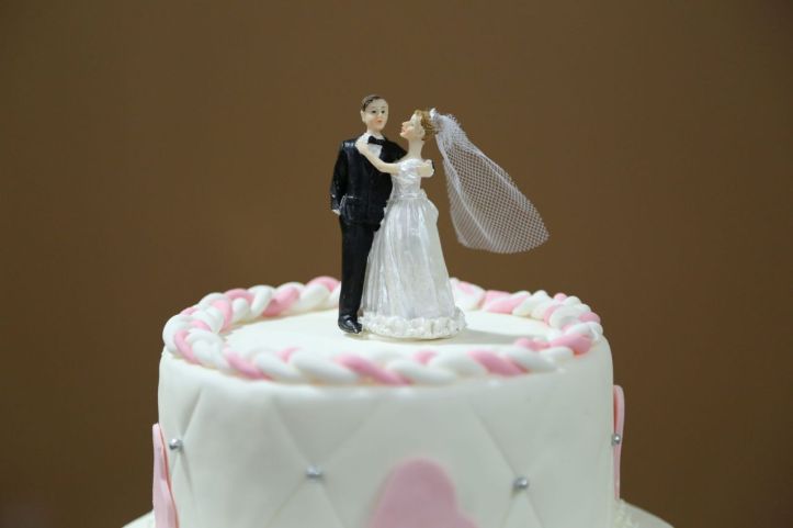 Gâteau de mariage - Mariés - 3