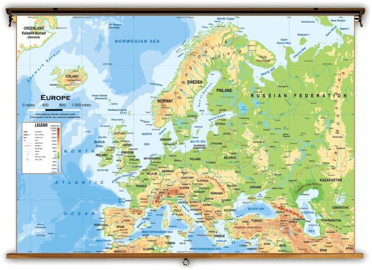 Map - Carte - Europe - 1