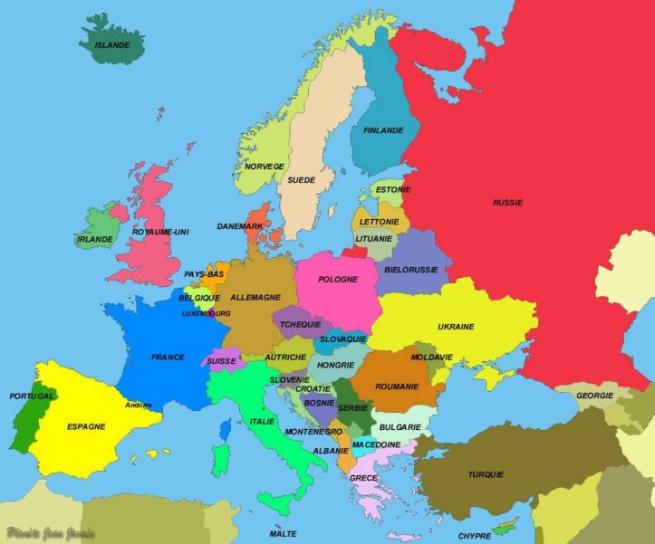 Map - Carte - Europe - 2