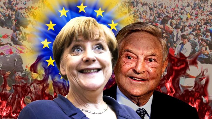 Merkel -Soros - EU