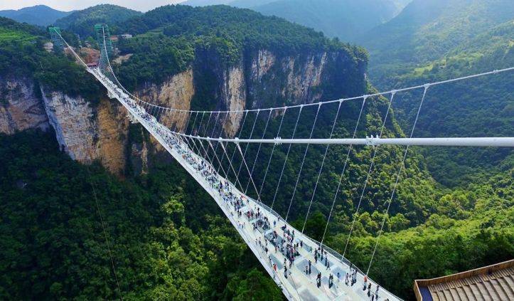 Pont en verre - Glass bridge - China - 1