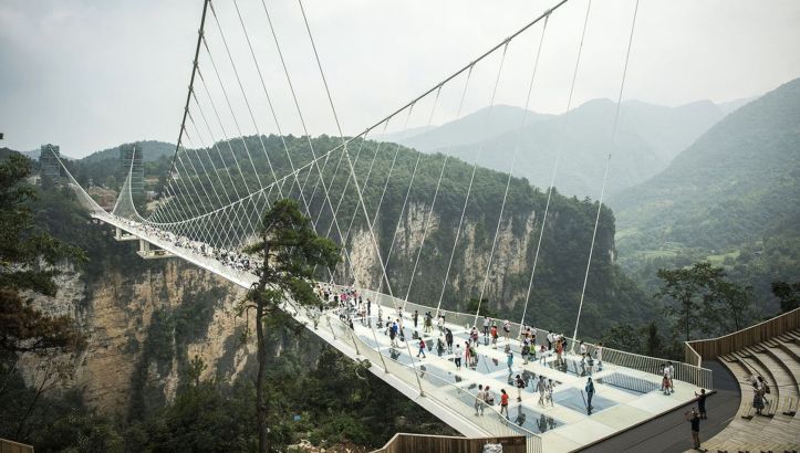 Pont en verre - Glass bridge - China - 3