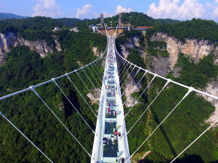Pont en verre - Glass bridge - China - 5