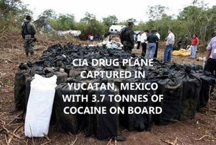 Avion - CIA -Yucatan - Cocaïne