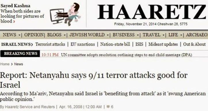 Haaretz - Netanyahu - 11.09