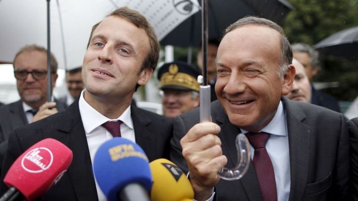Emmanuel Macron - Président du Medef, Pierre Gattaz - 2