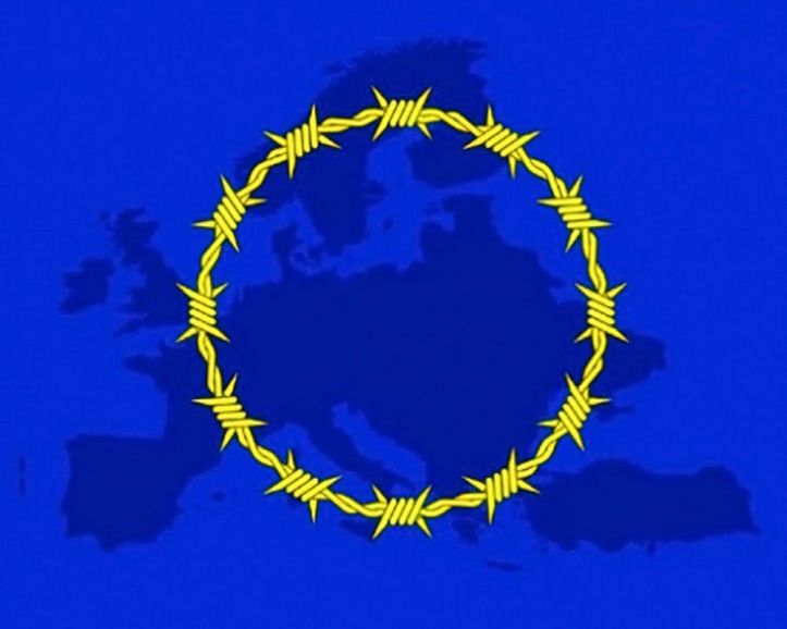 Logo UE - Barbelé