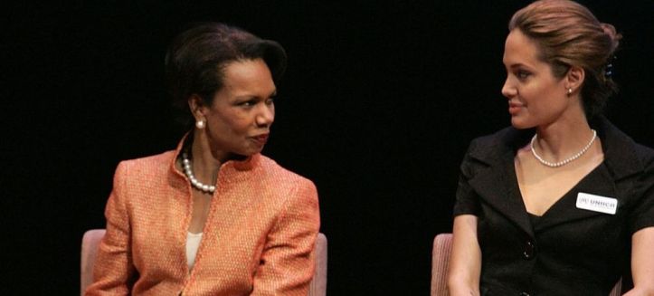 Angelina Jolie &amp; Condoleezza Rice - UNHCR (15.06.2005)