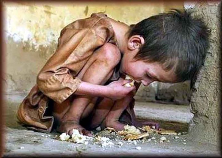 Enfant pauvre - Faim