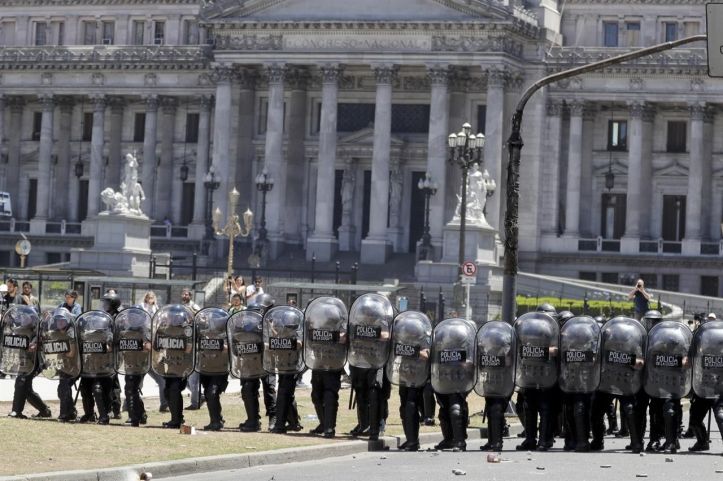 Manifestation - Policiers - Argentine