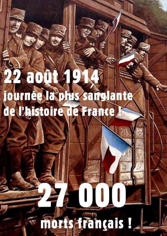 22 aout 1914 - Guerre mondiale