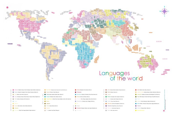 Principales langues parlées dans le monde