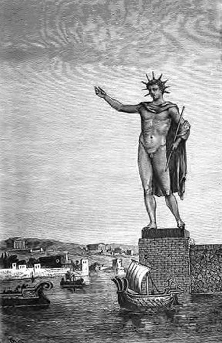 Statue à l'effigie d_Hélios - Charès de Lindos