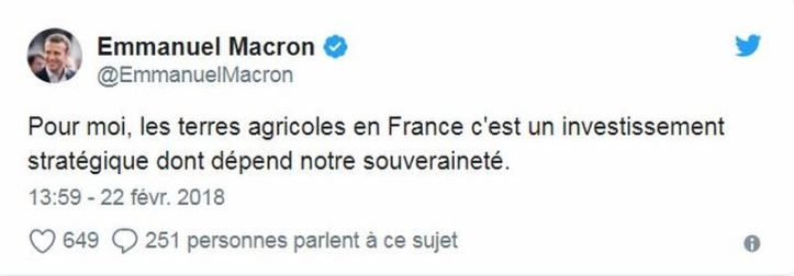 Twitte - Macron