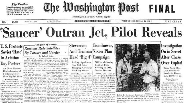Journal - UFO - Washington DC - 1952