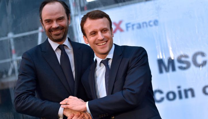 Edouard Philippe &amp; Emmanuel Macron