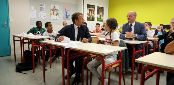 Emmanuel Macron &amp; Jean-Michel Blanquer