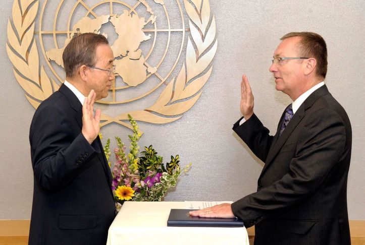 Jeffrey Feltman &amp; Ban Ki-moon - ONU