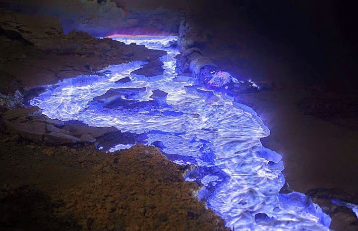 Volcan Kawah Ijen – Lave bleue - 1