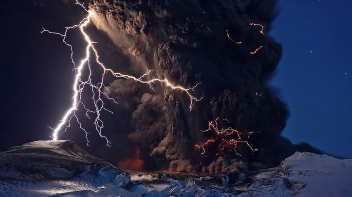 Eruption volcanique - Islande