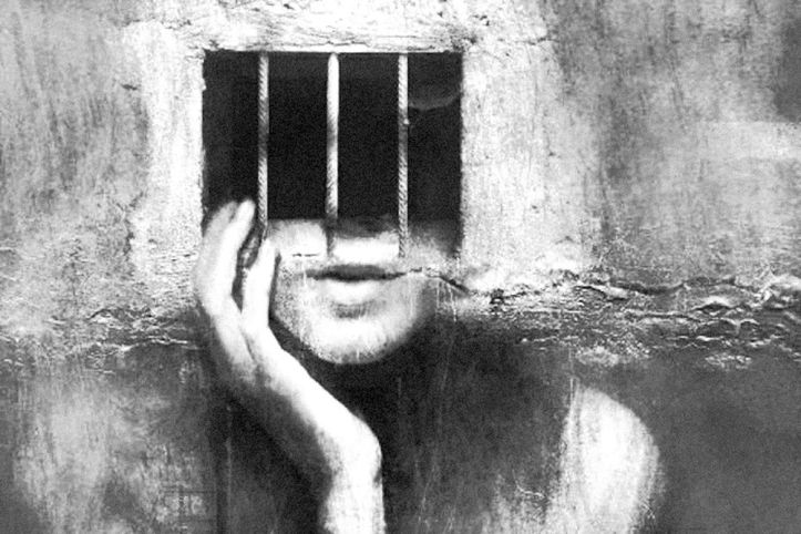 Propagande – Barreaux de prison – Femme