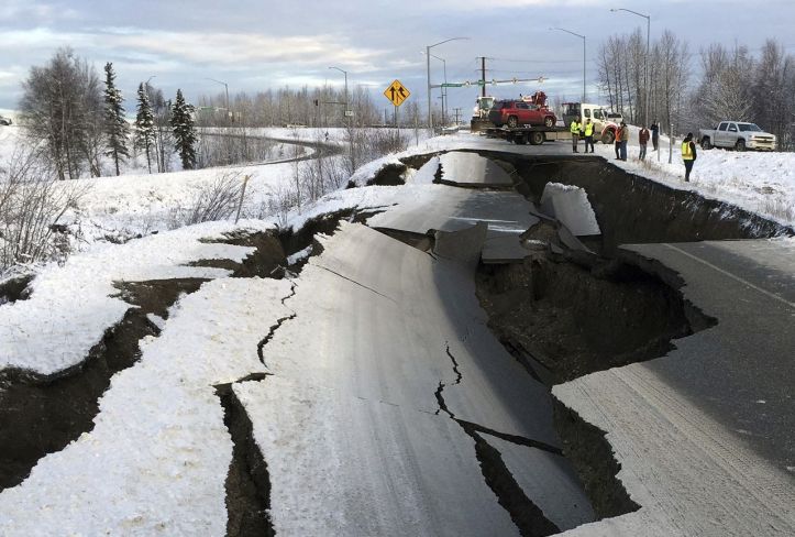 Tremblement de terre - Anchorage - Alaska