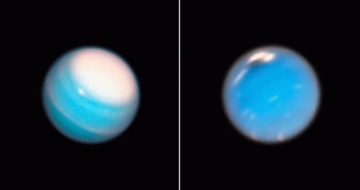 Neptune et Uranus