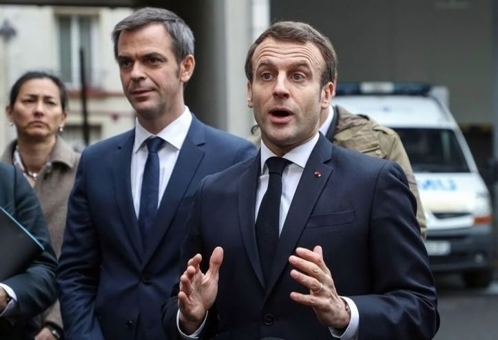 Emmanuel Macron et Olivier Véran